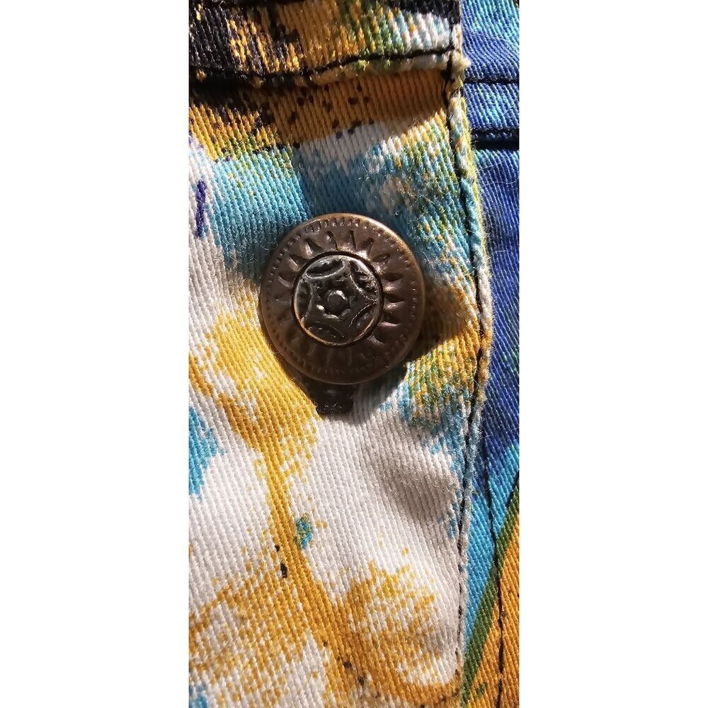 Mirror Image Women's Abstract Art Print Button-Up Jacket S NWOT - Picture 12 of 12